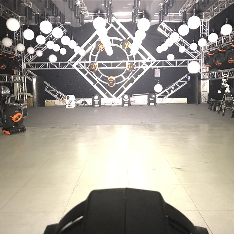 舞台灯光全彩LED帕灯正暖白200WCOB面光灯影视婚庆演出酒吧染色灯