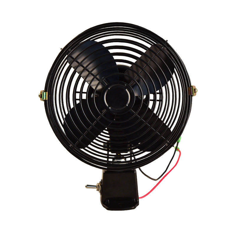 工程车车载风扇6寸8寸10寸12v24V铲车叉车挖掘机农用车吊车电风扇