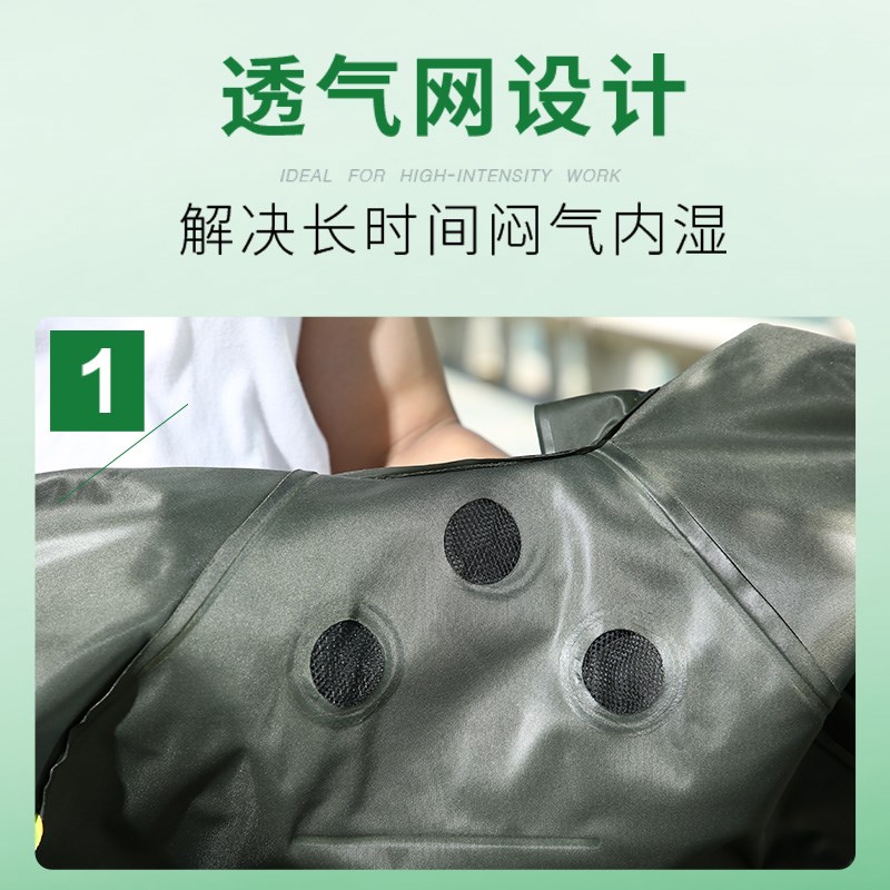 【耐磨防刮】护林员采茶防水雨衣套装雨裤加厚款男女分体放羊放牛