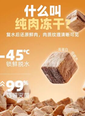 猫咪零食冻干三文鱼粒宠物狗狗零食增肥发腮富含鱼油免费试吃训犬