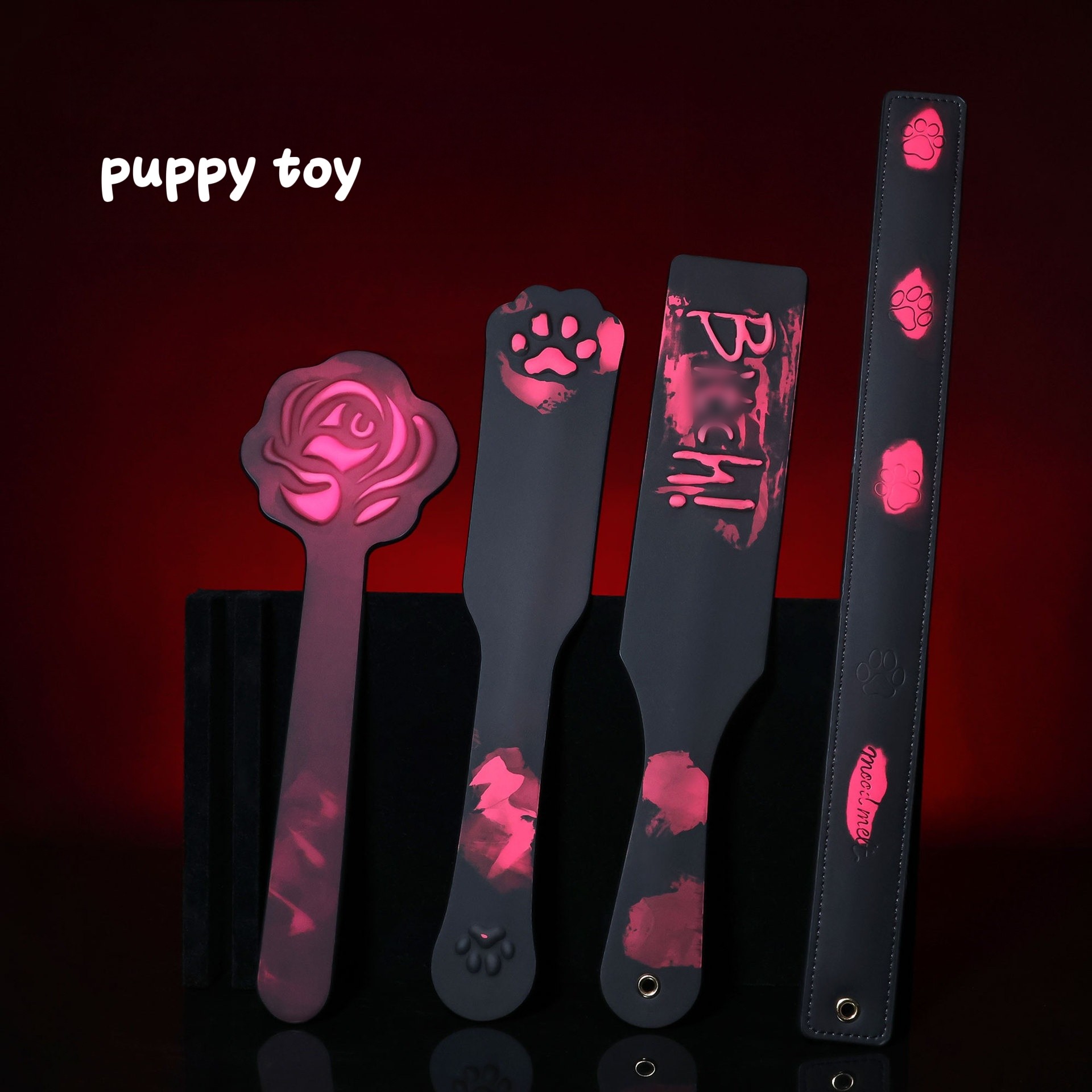 「puppy toy」玫瑰猫爪温变cos猫爪拍马鞭皮鞭子戒尺立体留印道具