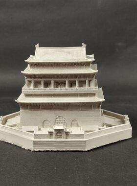 水泥制中国古代古建筑群模型微景观假山盆景沙盘鱼缸造景装饰摆件