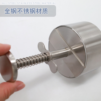不锈钢按压式全钢汉堡压肉器肉饼压模具做牛肉馅饼饭团神器压饼器