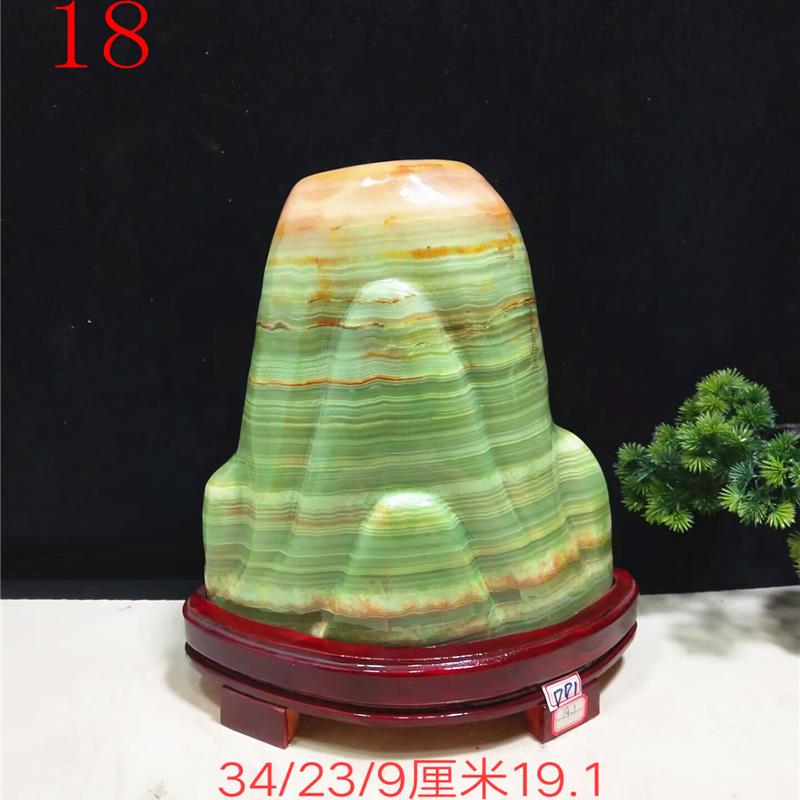 天然原石奇石古青玉高档玉石客厅玄关办公室家居装饰礼品招财摆件