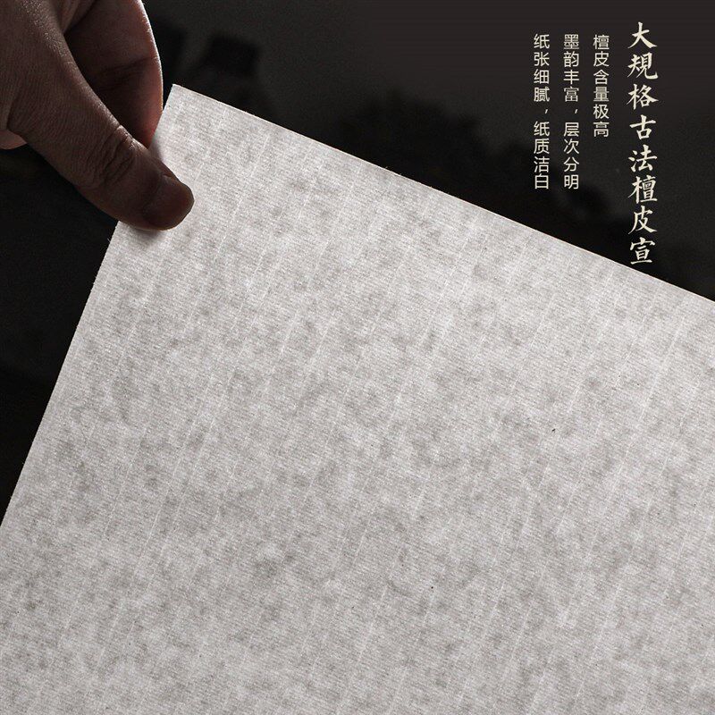 曹一阁大规格手工生宣八尺丈二丈六丈八半生熟宣纸书法专用大尺寸