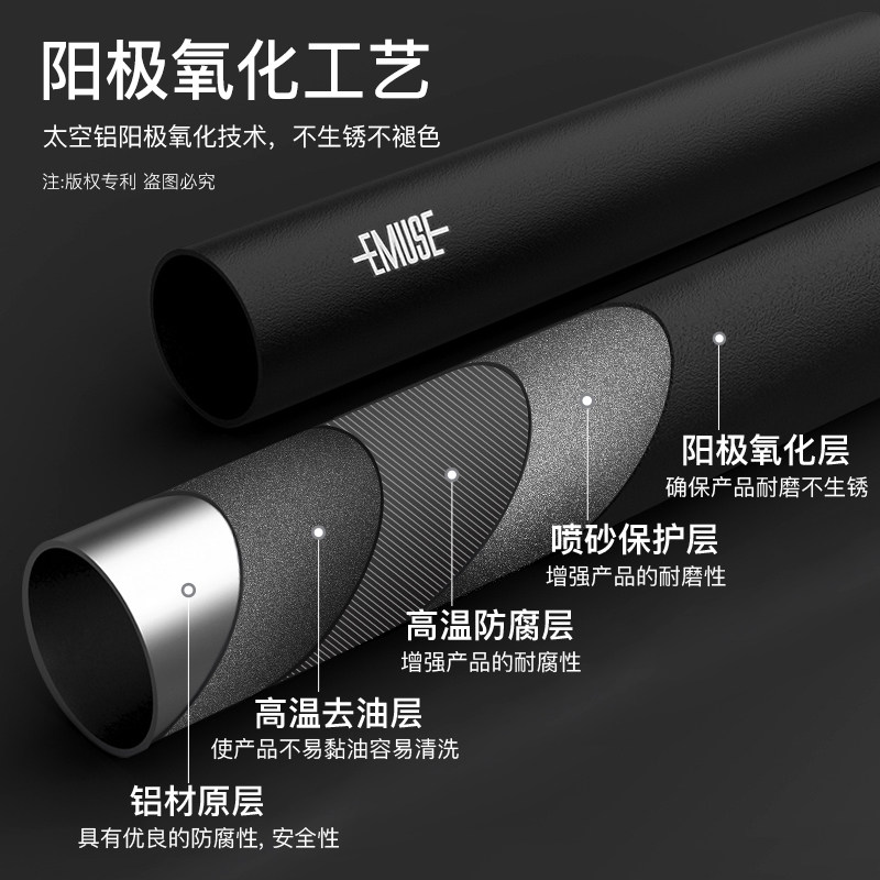 免打孔厨房微波炉置物架子带挂杆电饭锅烤箱上墙壁挂式收纳支架灰