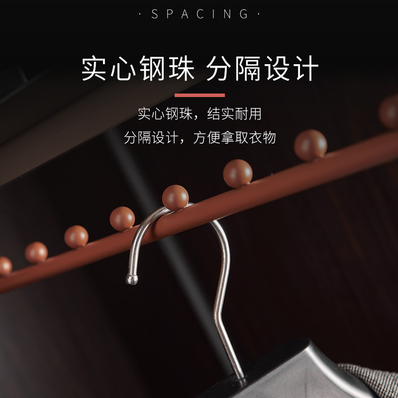 衣柜内挂衣杆顶装衣架挂衣器衣橱里衣帽间可伸缩纵向衣通五金配件