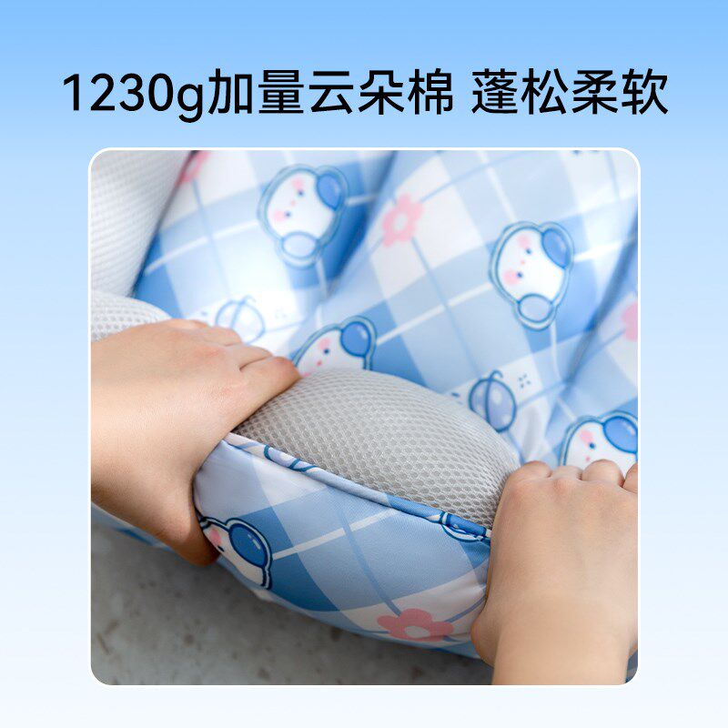 狗窝夏季卡通满印透气软床窝舒适降温耐抓比熊泰迪幼犬宠物用品