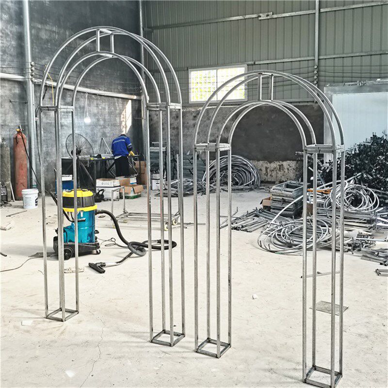 新款婚庆道具桁架拱形拱门网格背景摆件婚礼舞台弧形铁艺装饰架子