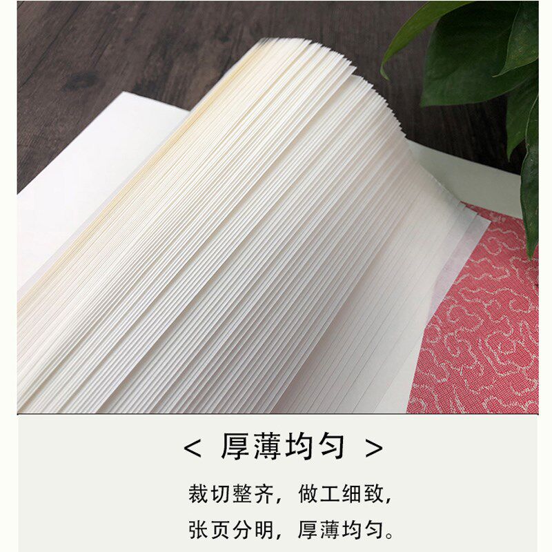 毛笔书法国画宣纸生宣四尺整张加厚夹宣国画牡丹比赛创作