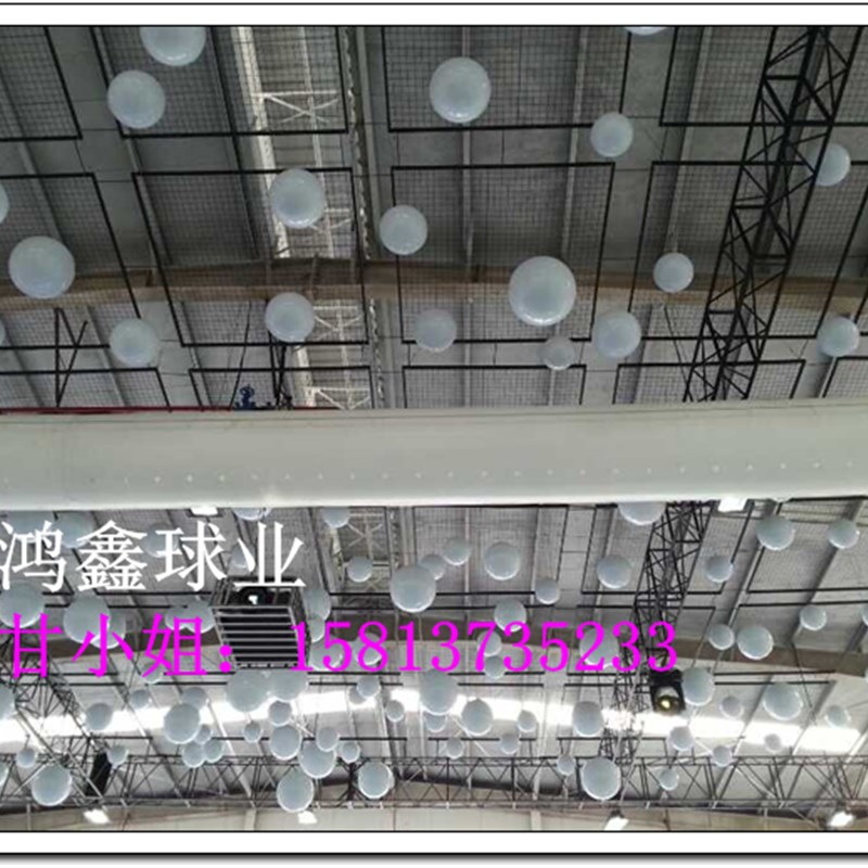 定制白色亮光哑光烤漆不锈钢圆球空心球白色球装饰挂件吊顶摆件