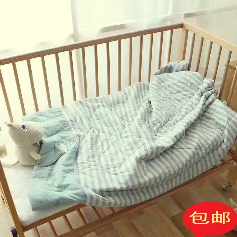 可机洗超柔天竺针织棉儿童夏被春秋被幼儿园被子110*140