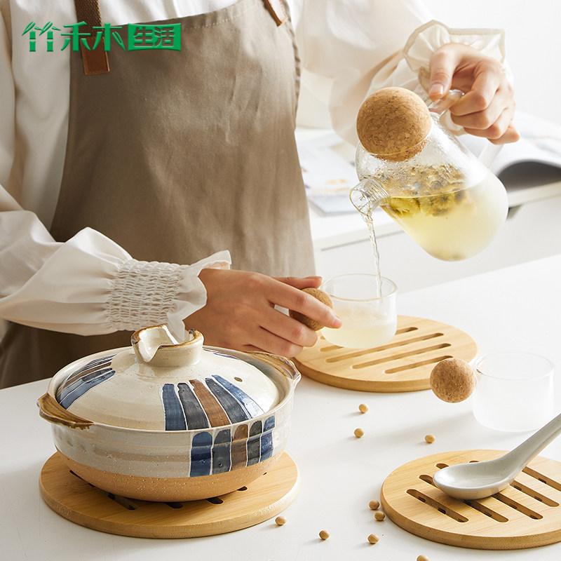 隔热垫餐桌垫防烫碗垫餐垫耐热大号锅垫砂锅菜垫子防烫桌垫竹杯垫