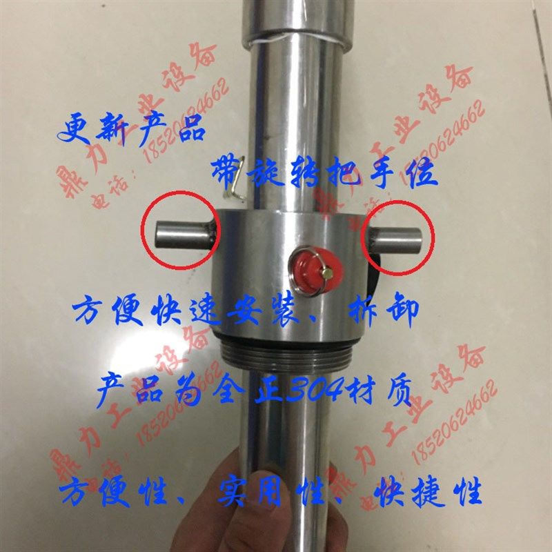 200升铁桶工具 气动油抽 气动泵 工业气泵 油桶取料器 抽料 正304