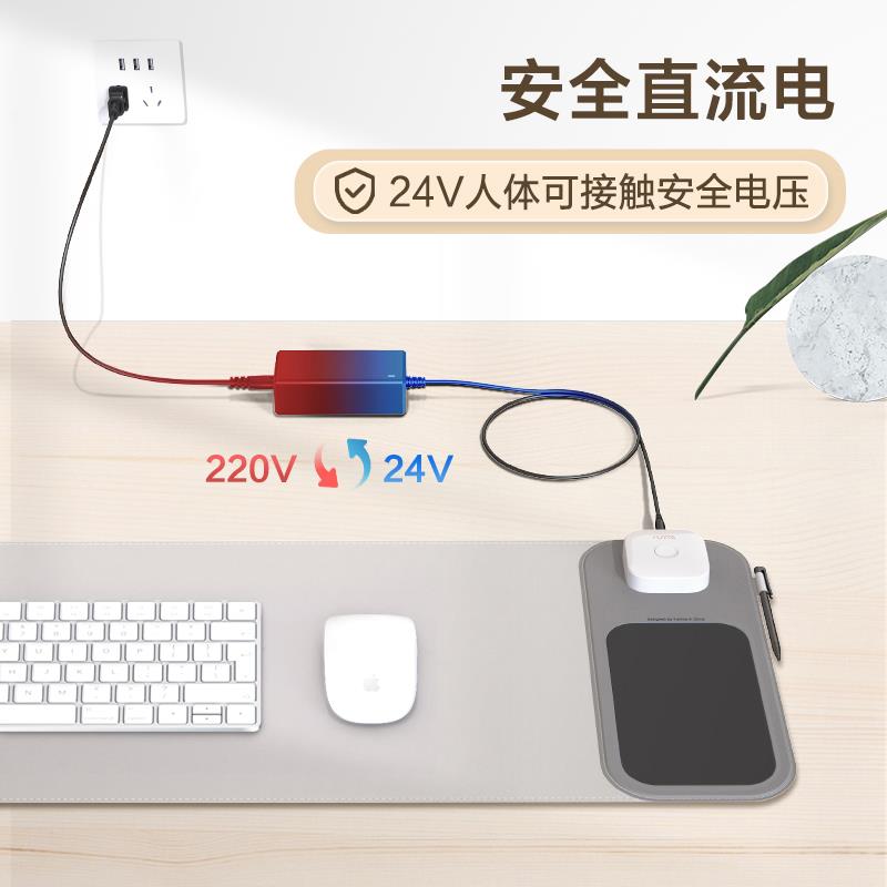 FUNME加热鼠标垫暖桌垫发热桌垫桌面加热垫办公室电脑暖手石墨烯