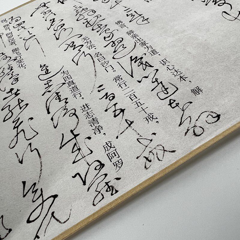 怀素 草书四十二章经(带释文修订版)高清原大复制品毛笔书法