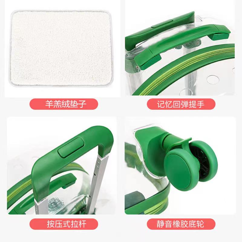 宠物拉杆箱透明猫包背拉两用猫咪泡泡箱太空舱狗狗大容量外出背包