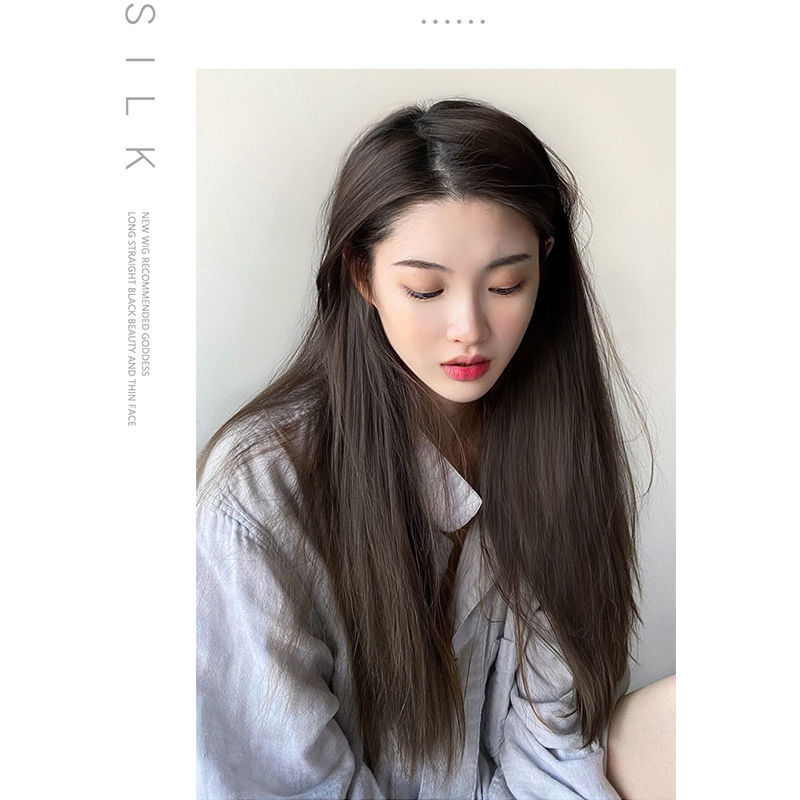 定制高幅度 发尾加密 真发发片无痕接发假发女蓬松一片式可染烫