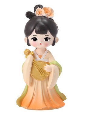 国潮风中国古代十大美女玩偶四大美女摆件桌面装饰品摆设公仔女