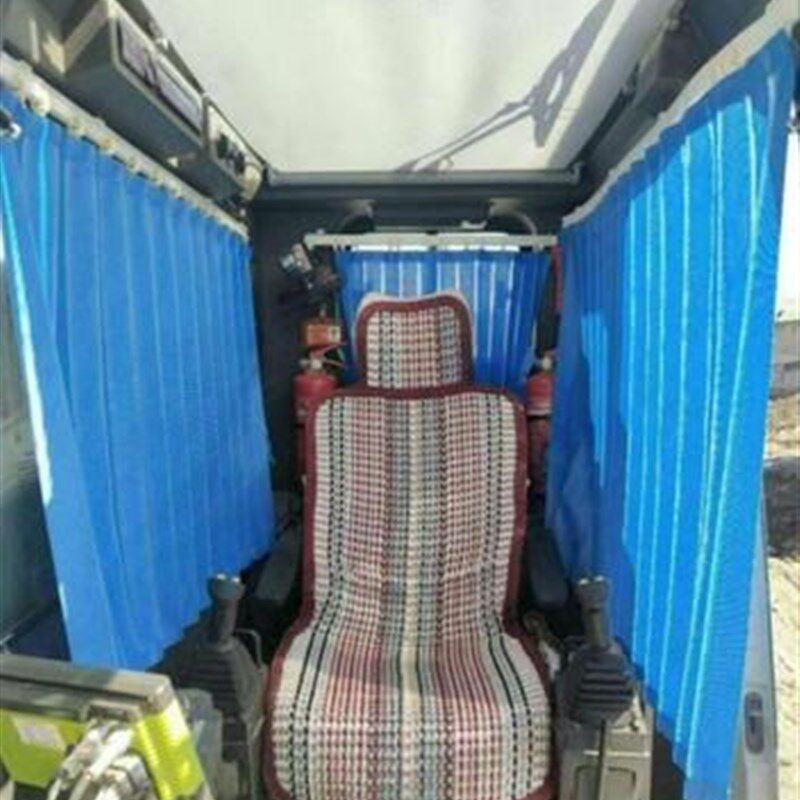 定制折叠式客车窗帘带轨道挖掘机吊车工程车大货车百褶帘子遮阳帘