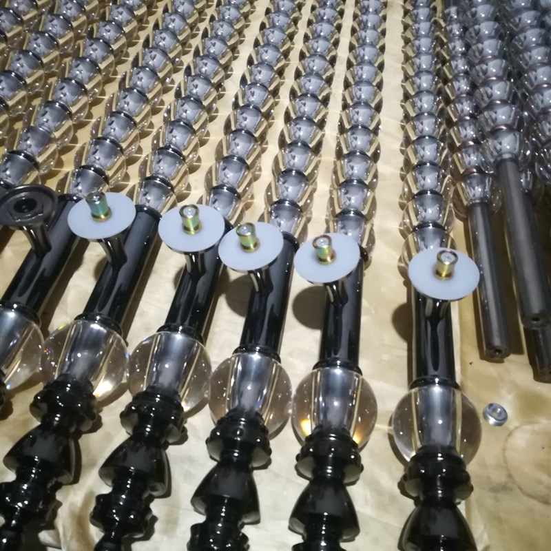 水晶大门拉手 欧式古铜水晶玻璃球大门拉手KTV酒店把手