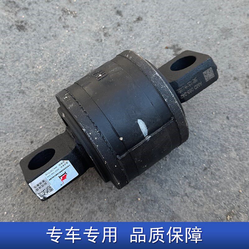适用解放j6p推力杆胶套v推直杆胶套卡簧总成jh6天v悍v2.0拉臂配件