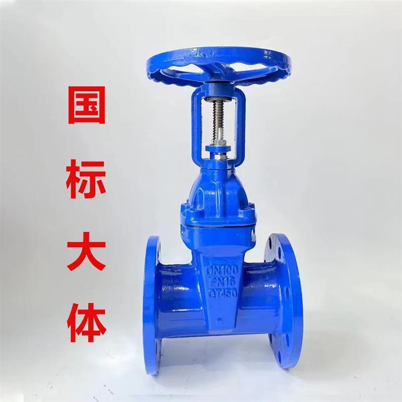 Z41X-16q明杆软密封闸阀手动铸铁闸阀法兰弹性座封DN50 65 80 100