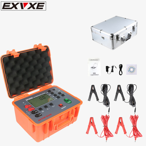 EXVXE等电位测试仪EX3050数字式微欧计欧姆计直流接地电阻测试仪