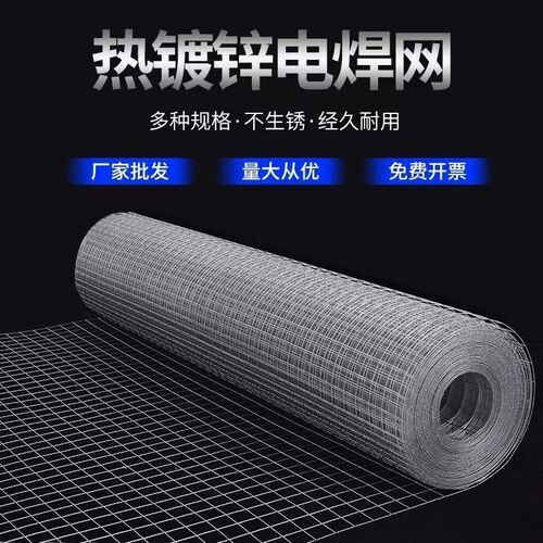热镀锌钢丝网防锈围栏网养殖网铁丝网防鼠防蛇阳台封窗防护电焊网