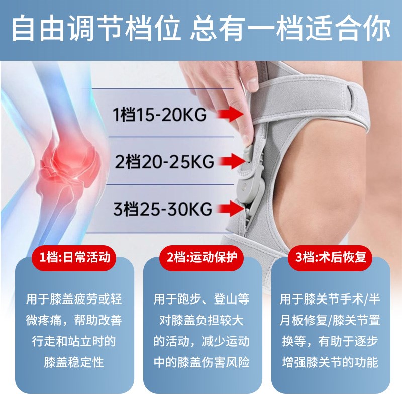 膝盖助力行走器外骨骼固定腿老年人上下楼梯走路护膝盖关节保护套