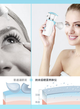 纳米喷雾润眼仪眼睛干涩便携式充电清洁洗眼缓解视疲劳干眼雾化仪