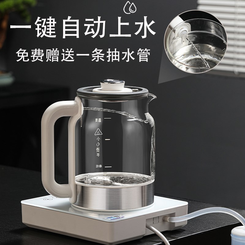 全自动上水蒸汽喷淋式煮茶器家用小型电茶炉黑茶壶恒温保温养生壶