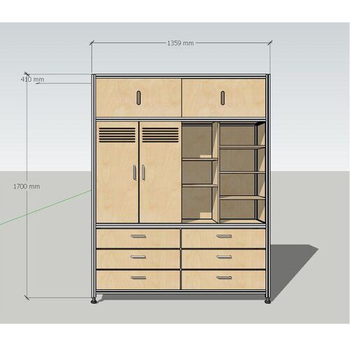 办公室柜子背景柜实木文件柜铝型材抽屉柜置物柜书柜收纳柜展示柜