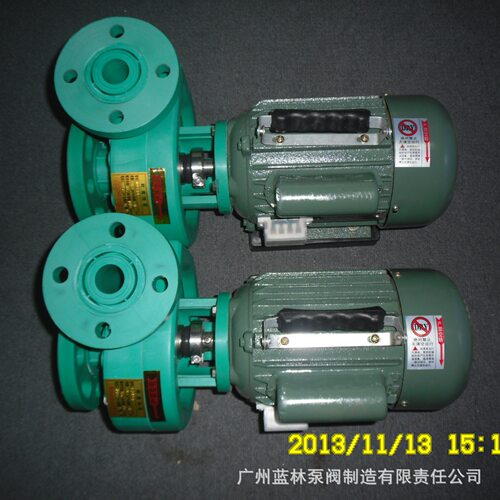FP塑料离心泵 FP32-25-100增强聚丙烯防腐抽酸水泵