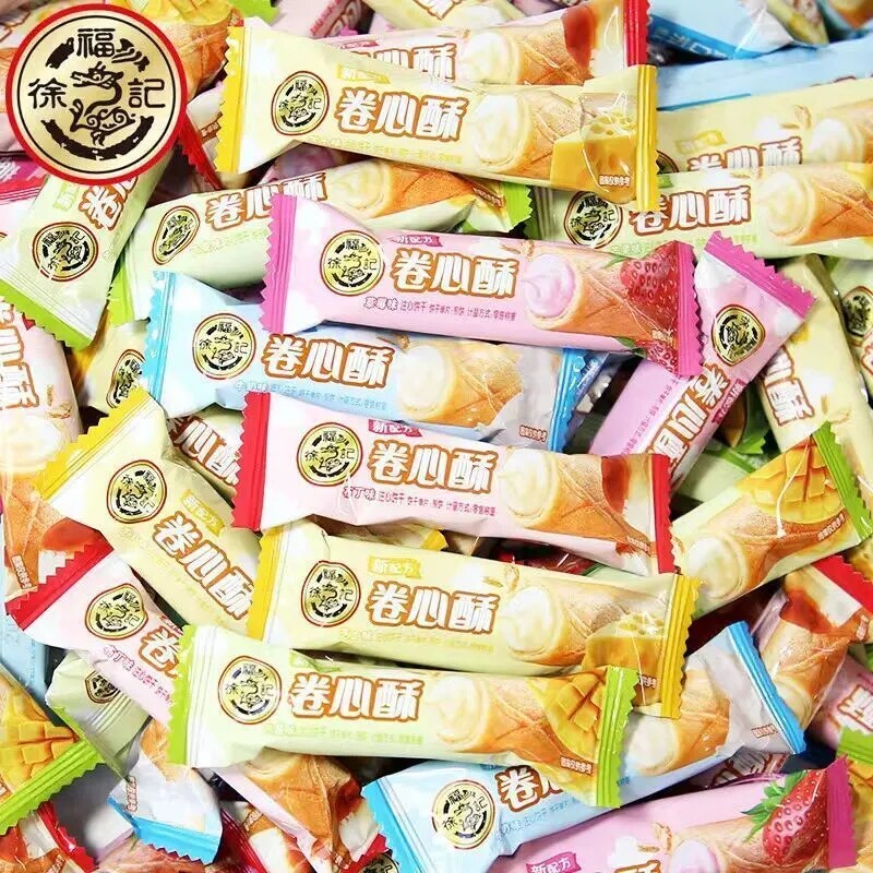 徐福记卷心酥蛋卷酥脆独立装