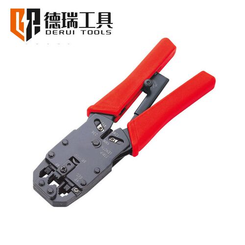 德瑞工具HT-2008R 电话网络水晶头压接钳 网线钳