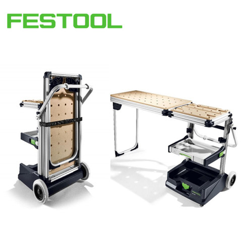 德国FESTOOL移动修理厂多功能工作桌 MW1000事事坦抽屉拆卸可调节