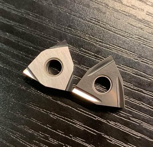 金属陶瓷开槽刀片WNGG080402/080404R/L-C/S TN60 精加工高光洁度