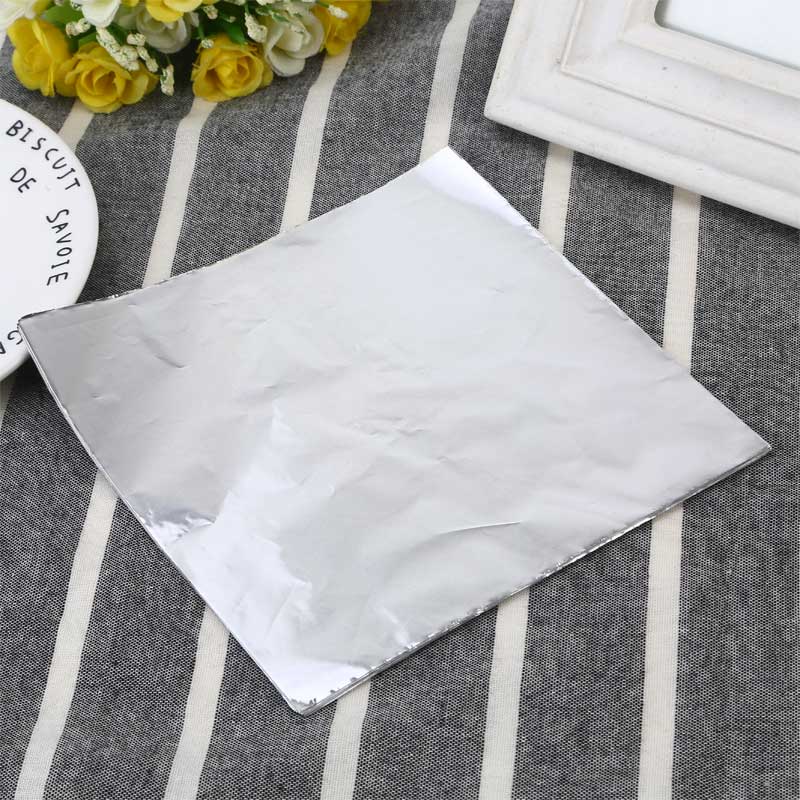 包装铝箔纸 9*9厘米彩色光面锡纸 桔柑普茶叶饼手工黑糖红糖果用