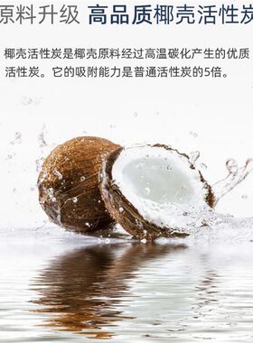 10寸平口 第三级精密烧结压缩活性炭椰壳网碳滤芯净水器纯水机CTO