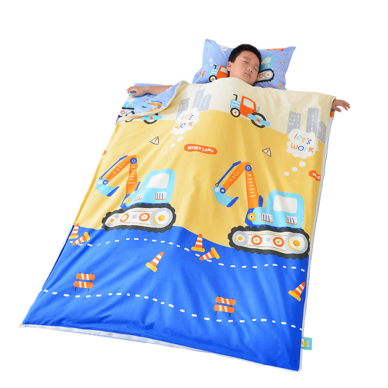 儿童睡袋防踢被双层棉花内胆冬季拆卸新生宝宝睡觉防冻婴儿防踢被