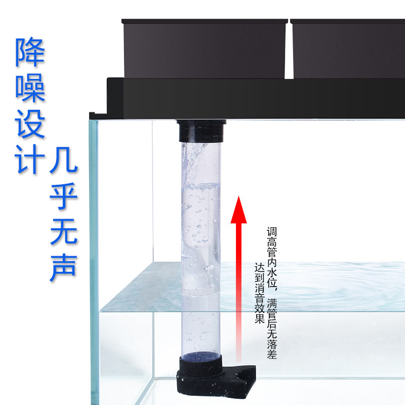 铝合金大型鱼缸滴流盒过滤器抽屉式大盒过滤盒上置亚克力过滤器