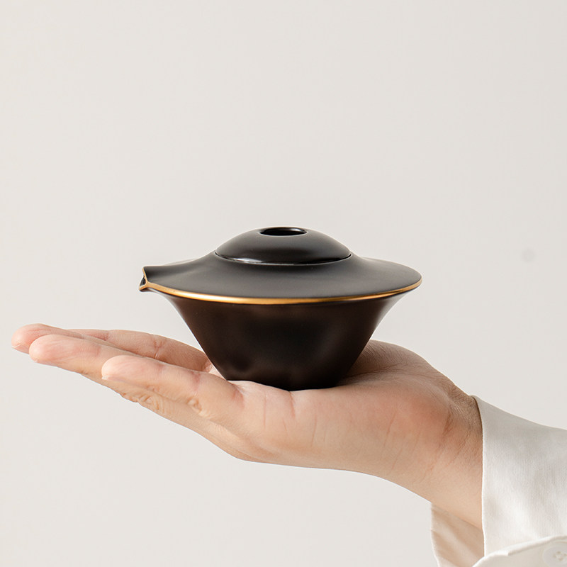 创意飞碟旅行茶具一壶三杯套装便携包式随身户外露营泡茶器快客杯