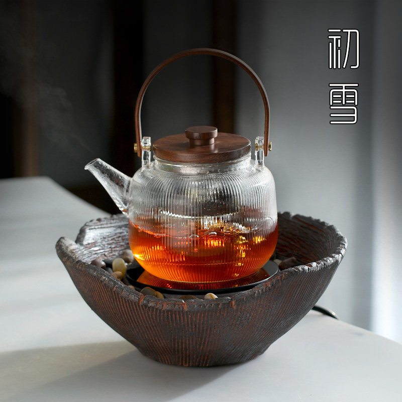 电陶炉小型家用日式泡茶煮茶器套装茶具玻璃茶壶专用煮茶炉烧水壶