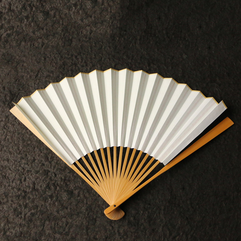 合青浙派安吉名家王伟本工老玉竹纯手工精工制作文人折扇竹扇子