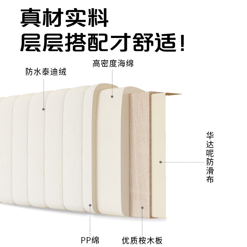 定制客厅泰迪绒靠背卡座垫子鞋柜坐垫定做海绵软包换鞋凳垫沙发垫