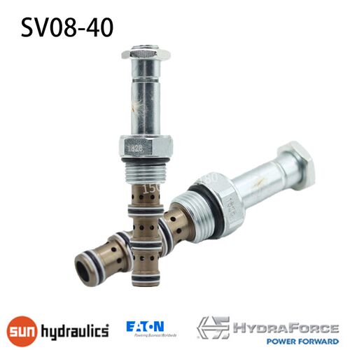 SV08-40海德福斯 HydraForce二位四通液压换向电磁开关溢流阀SV08
