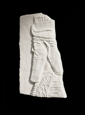 新款埃及浮雕装饰画高级家居桌面摆件北欧人物艺术装饰品浮雕画