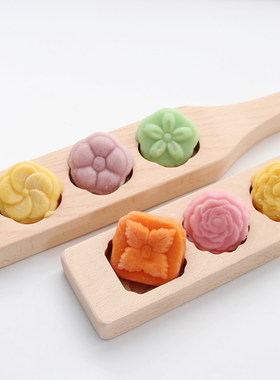 中秋木质冰皮月饼模 点心绿豆糕模 南瓜饼干年糕馒头糕点饭团模具
