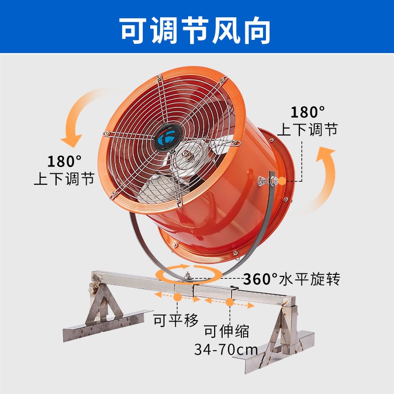 肠粉机专用排气扇商用摆摊肠粉机型通用风机风扇卡机顶肠粉机支架